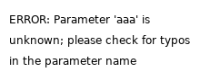 Example error