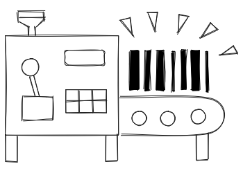 Sketch of a barcode generator